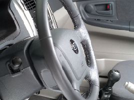 Kia Leather Steering Wheel-Gray P81002F610GW