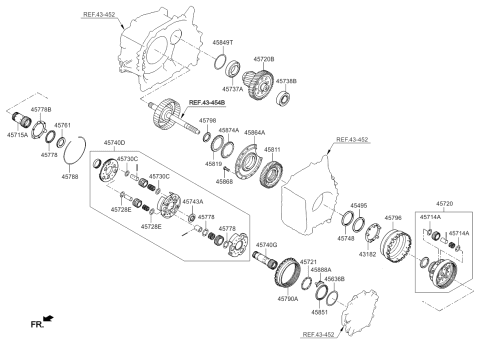2016 Kia Rio Transaxle Gear-Auto Diagram 1