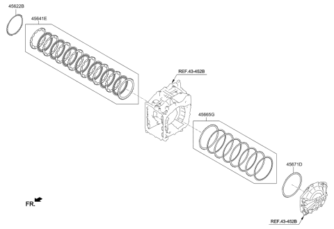2020 Kia Sorento Transaxle Brake-Auto Diagram 2