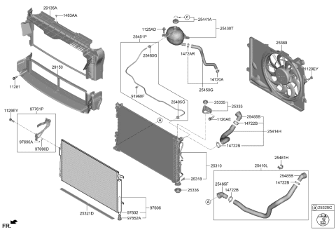 2023 Kia Sportage Engine Cooling System Diagram