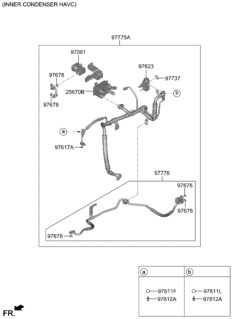 2023 Kia EV6 Air Condition System-Cooler Line Diagram 5