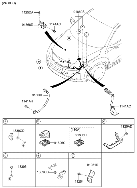 2014 Kia Sorento Miscellaneous Wiring Diagram 1