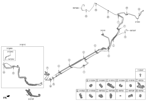 2023 Kia Stinger Fuel Line Diagram 1