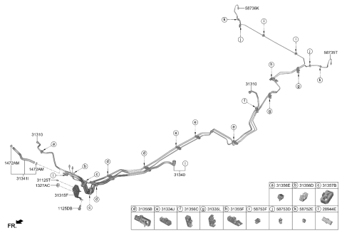 2022 Kia Sorento Fuel Line Diagram 1