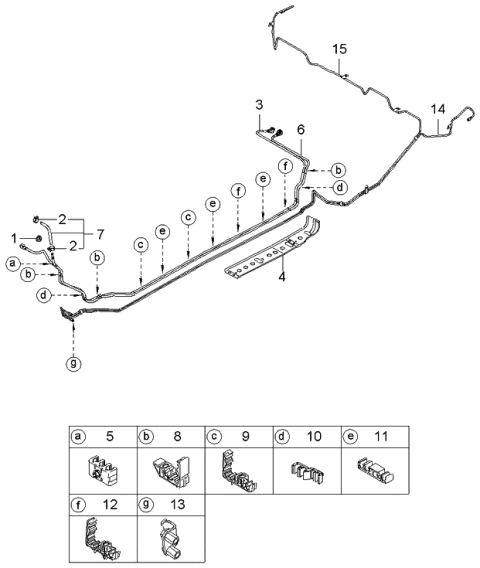 2006 Kia Rio Fuel Line Diagram