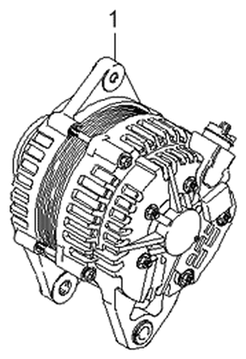 1999 Kia Sephia ALTERNATOR Diagram for 0K24118300