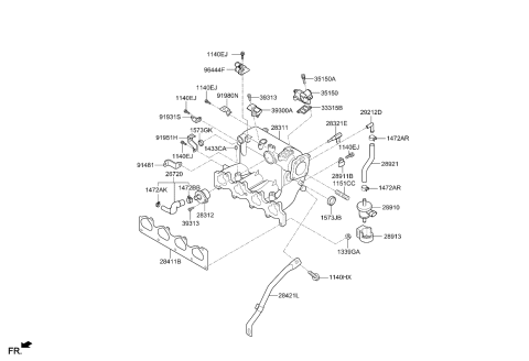 2011 Kia Soul ACTUATOR Assembly-Idle S Diagram for 3515023900