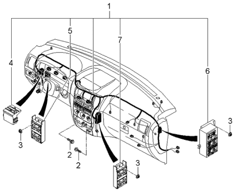 2006 Kia Sorento Instrument Wiring Diagram