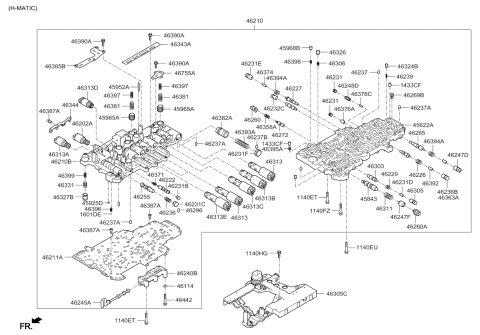 2016 Kia K900 Screw Assembly-Adjusting Diagram for 463604E100