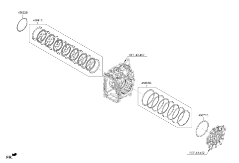 2021 Kia Sorento Transaxle Brake-Auto Diagram