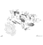 Diagram for Kia Turbocharger - 282312B790