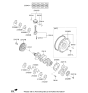 Diagram for 2024 Kia Seltos Piston Ring Set - 230402E850