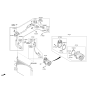 Diagram for Kia Niro A/C Expansion Valve - 97626A3200