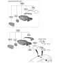 Diagram for Kia Niro EV Car Mirror - 87620G5320