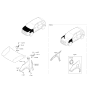 Diagram for 2020 Kia Niro EV Hood Hinge - 79120G5000