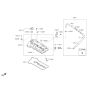 Diagram for Kia Niro Camshaft Position Sensor - 393502B070