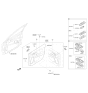 Diagram for 2020 Kia Niro EV Mirror Switch - 93530G5040