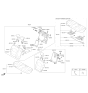 Diagram for 2022 Kia Niro EV Cup Holder - 89991G5010WK