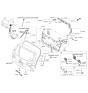 Diagram for Kia Sorento Tailgate Lift Support - 81770C5100