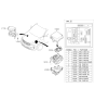 Diagram for Kia Sorento Fuse Box - 91959C6300