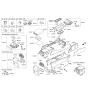 Diagram for 2015 Kia Sorento Cup Holder - 84670C6000