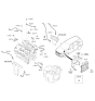 Diagram for 2020 Kia Sorento Engine Control Module - 391013LMN2