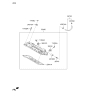 Diagram for 2014 Kia Sorento PCV Hose - 267203CAA0