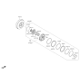 Diagram for 2015 Kia Sedona Torque Converter - 451003BDE0