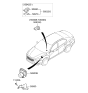 Diagram for 2015 Kia Cadenza ABS Control Module - 589203R970