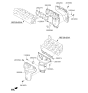 Diagram for Kia Cadenza Exhaust Manifold - 285103CCJ0