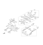 Diagram for 2016 Kia Cadenza Floor Pan - 655103R050