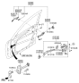 Diagram for Kia Cadenza Door Striker - 814503R000