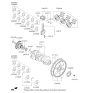 Diagram for Kia Cadenza Oil Pump Rotor Set - 231233CGA1