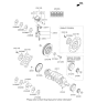 Diagram for 2019 Kia Optima Crankshaft Pulley - 231242GGA1