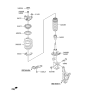 Diagram for Kia Sorento Strut Bearing - 54612C5000