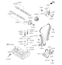 Diagram for 2010 Kia Sorento Timing Chain - 243212G110