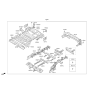 Diagram for 2015 Kia Sorento Floor Pan - 65500C6050