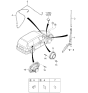 Diagram for Kia Antenna Mast - 9623322500