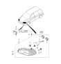 Diagram for 2005 Kia Sedona Headlight Bulb - M997014278Y