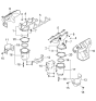 Diagram for Kia Sedona Exhaust Manifold - 2851039650