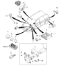 Diagram for Kia Sedona Air Bag Control Module - 0K52Y677F0A