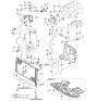 Diagram for Kia Sedona Radiator - 0K52Y15200C