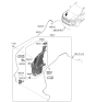 Diagram for 2024 Kia Niro Washer Pump - 985102W500