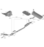 Diagram for 2022 Kia Seltos Exhaust Pipe - 28650Q5150