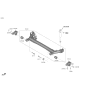 Diagram for Kia Seltos Axle Beam Mount - 55160J9000