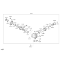 Diagram for Kia Seltos Output Shaft Bearing - 473663B200