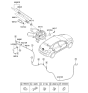 Diagram for 2011 Kia Forte Wiper Blade - 988501J000
