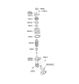 Diagram for Kia Forte Strut Bearing - 546121M000