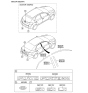 Diagram for 2012 Kia Forte Emblem - 863101M000