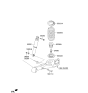 Diagram for 2010 Kia Forte Koup Shock Absorber - 553001M520